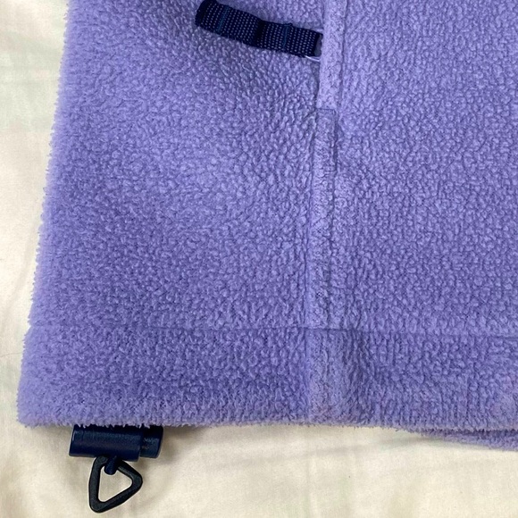 Vintage Y2K Columbia Retro Purple Women’s Full Zip Fleece Drawstring Jacket - Picture 13 of 13